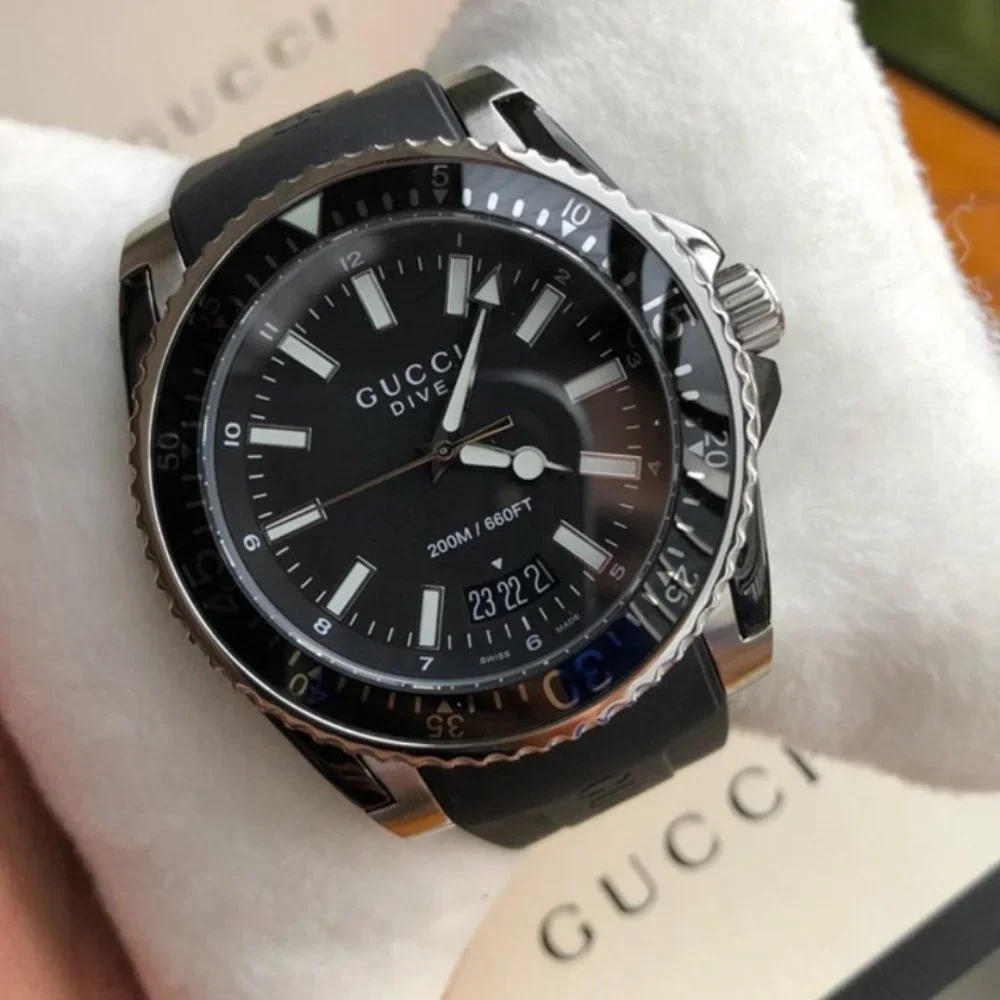 GUCCI PVD SPORT 45MM DIVE WATCH! WITH BOX! NEW!